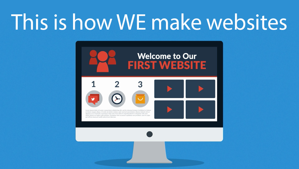 This is how WE make websites – by following this 7-phase web design process